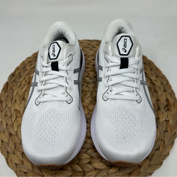 ASICS Gel Kayano 30 Running Shoes White Black Size 8.5 Women’s - Picture 6 of 8